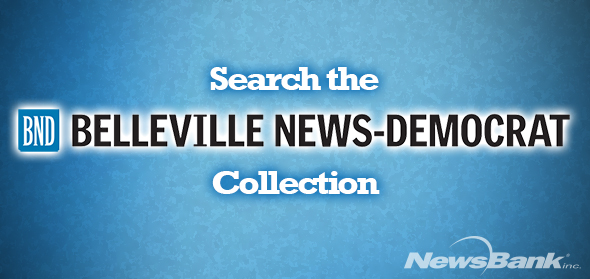 blue banner for Belleville News-Democrat